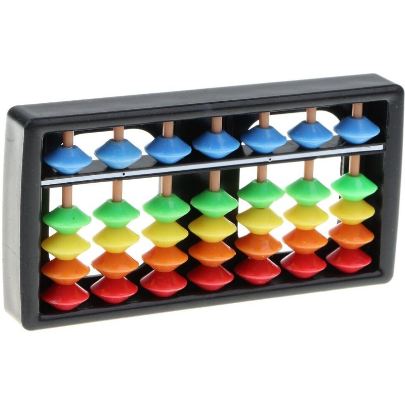 Boulier En Bois À 7 Chiffres, Style Vintage, Calculatrice Chinoise Japonaise Soroban