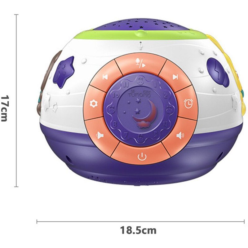 Projecteur D'étoiles Pour Bébé, Lumières Avec Fonction D'enregistrement, Son, Musique, Lampe Nocturne, Projection D'atmosphère, Jouet Éducatif De Décoration