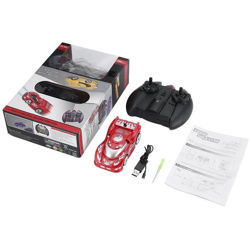 Voiture D'escalade Magique En Abs, Jouet Rc Racer Télécommandé Pour Enfant, Mini Voiture Télécommandée