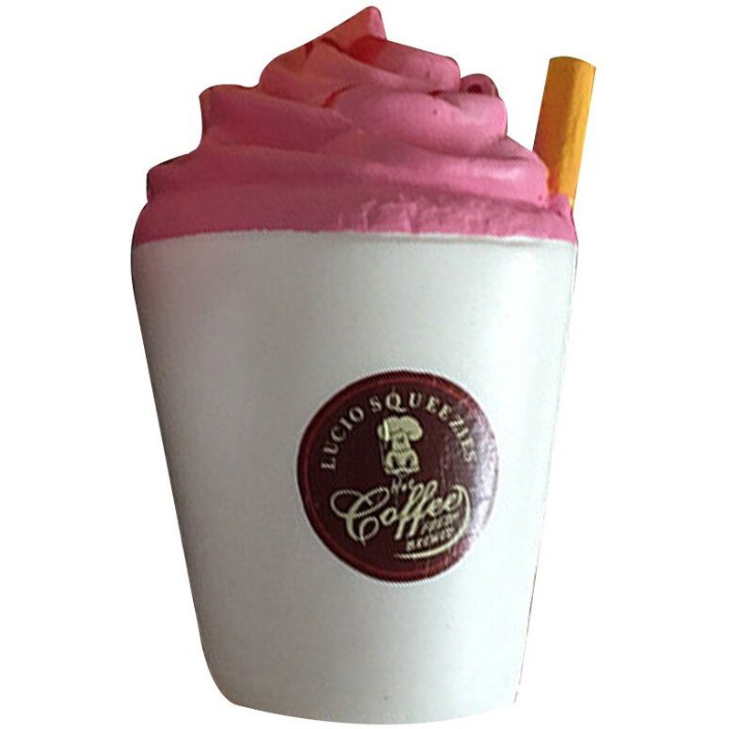 Tasse De Café En Paille, Simulation De Crème Glacée, Jouet Anti-Stress, Décoration De Boulangerie Et De Café