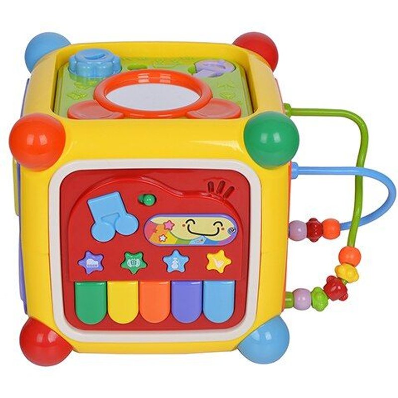 Cube D'activité Musicale Pour Bébé, 6 Fonctions Et Compétences, Jouets Éducatifs, Avec Piano, Cadeaux Pour Enfants, Nouvelle Collection