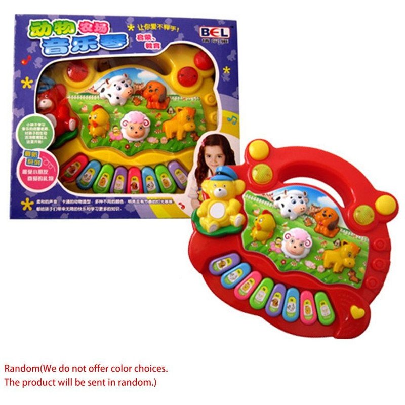 Piano Musical De Développement Pour Enfants, Instruments De Musique Populaires, Jouets Portables Pour Bébés, Animaux De Ferme, Cadeaux