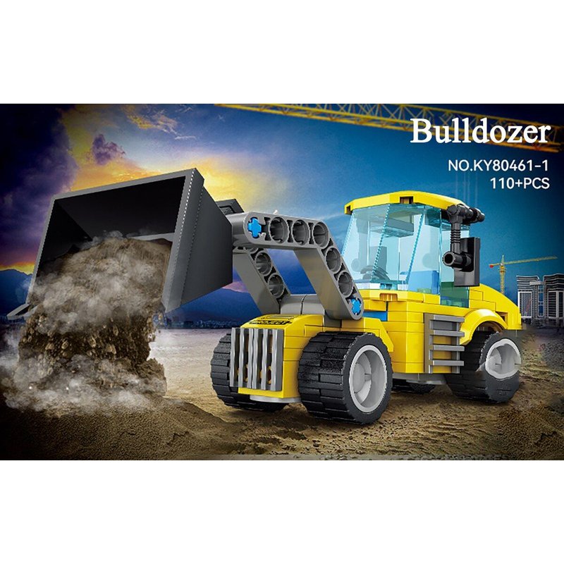 Blocs De Construction, Pelleteuse Pour Enfants, Jouet D'assemblage De Petites Particules, Prise De Combat Intelligente, Modèle De Voiture