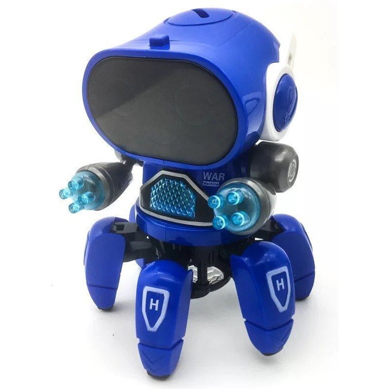 Robot Dansant Électrique À Six Griffes Avec Musique, Jouet Éducatif Pour Enfants, Cadeau D'Anniversaire De Haute Qualité