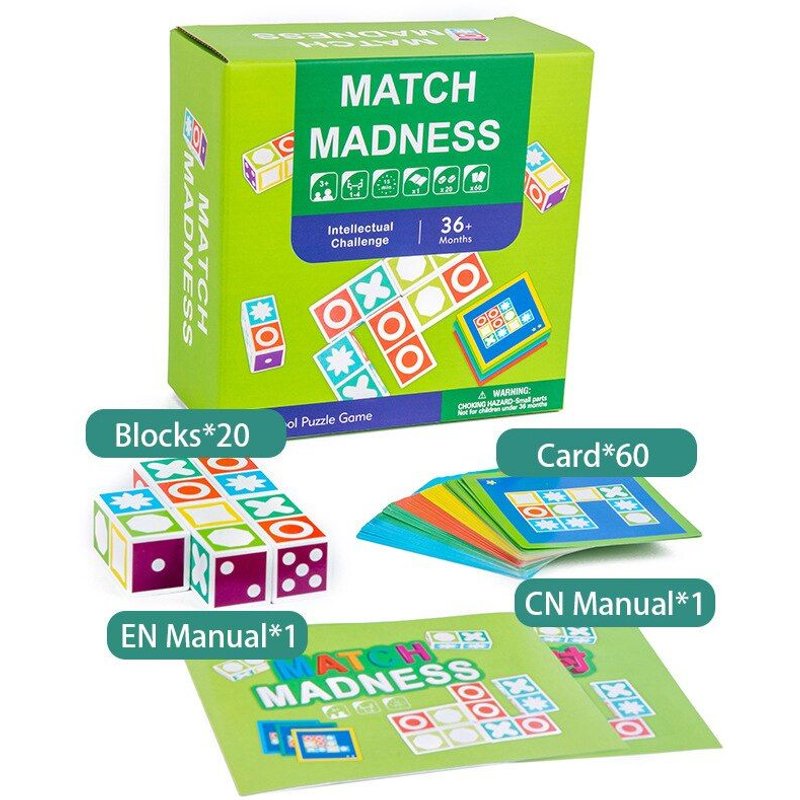 Jouets Éducatifs Pour Enfants, Puzzle À Bascule Amusant, Blocs Assortis, Jeux De Fête, Entraînement À La Pensée Logique, Variété Interactive, Cadeau Pour Enfants, Nouvelle Collection