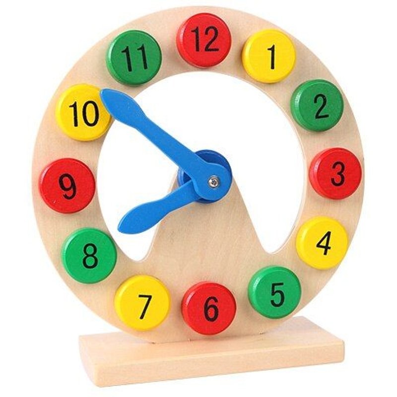 Horloge Numérique En Bois Montessori, Jouets En Bois Pour Apprendre À Dire L'Heure, Outils Pédagogiques Pour Enfants, Jouets D'Apprentissage Précoce