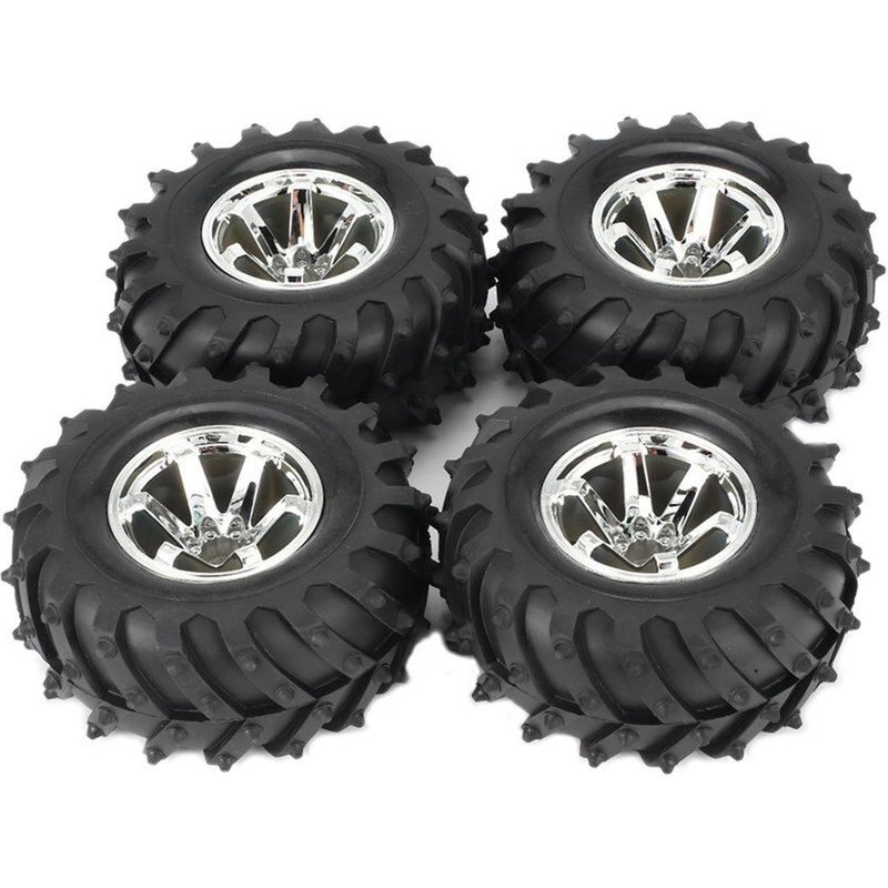 Moyeu En Plastique Pour Pneus Ax-3002bl Rc, 125mm, 4 Pièces, Pièces De Rechange Pour Modèles De Gros Pieds