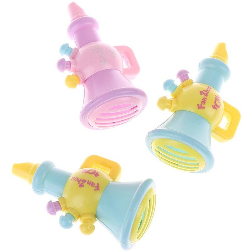 Jouet Éducatif Pour Bébé, Instruments De Musique, Couleur Aléatoire, Trompette, Vent, 1 Pièce