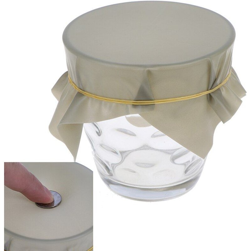 Pièce, Élastique Et Feuille En Caoutchouc À Traverser, Pour Tours De Magie, Accessoire Pour Mentalisme Et Illusion À Installer Sur Un Pot, Avec Fente Noire Spéciale Pour Passer À Travers, 1 Pièce,