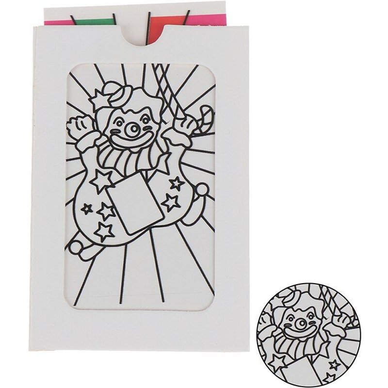 Carte De Clown À Couleurs Changeantes, Mini Format, Tours De Magie, Jouets Pour Enfants, Accessoires Magiques De Scène, Faciles À Faire, Jouets Classiques Pour Enfants