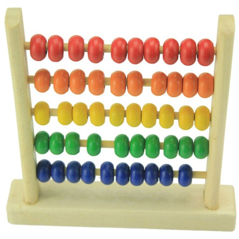 Blocs En Bois Pour Bébés, Petit Boulier Fait À La Main, Jouet Éducatif, Perles De Calcul Pour Enfants, Cadeau D'apprentissage Précoce