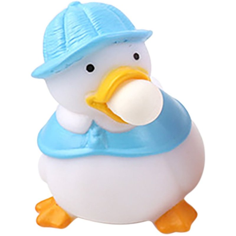 Jouet à presser en forme de canard, décompression, gadget, artefact, crachat, bulle, Vent, boule, pincement, musique, décoration amusante