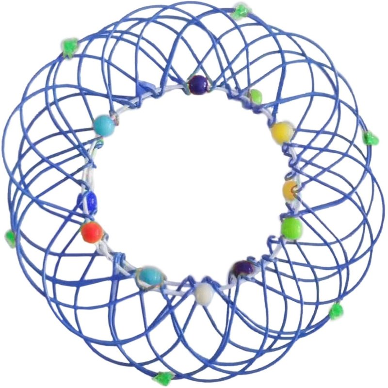 Panier de fleurs décompression Flexible, anneau en fer doux en acier, ornement tours de magie, nouveauté paniers amusants, 1/2 pièces