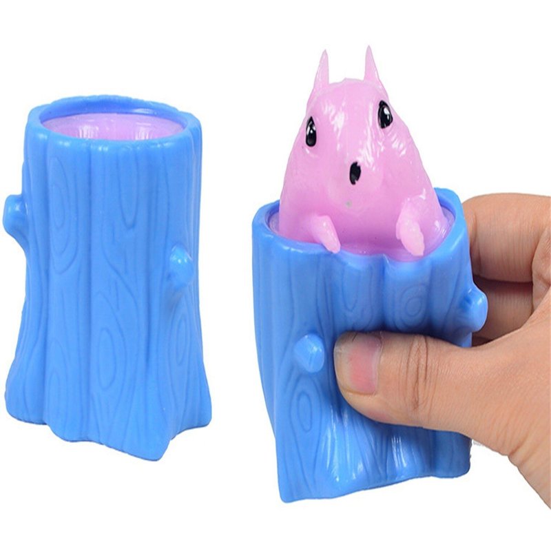 Jouet de décompression d'écureuil, tasse d'écureuil, porte-stylo, Gadgets amusants, nouveauté, jouets intéressants