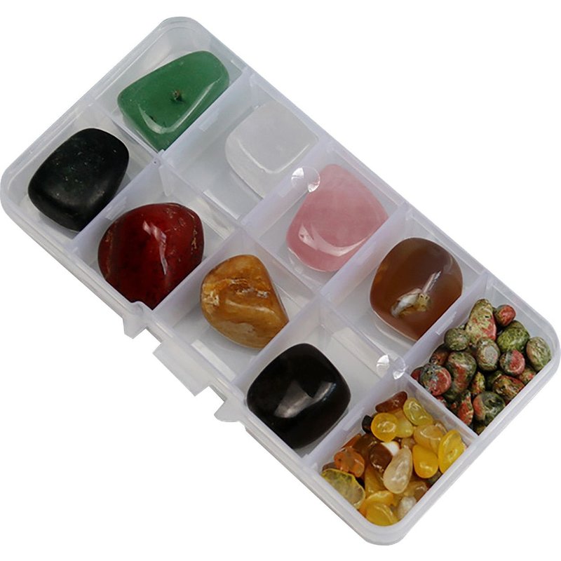 Mini pierres minérales de stockage irrégulières, ensemble de cadeaux d'anniversaire, de noël et du nouvel an pour enfants, jouets d'apprentissage des sciences éducatives