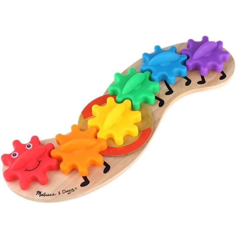 Chenille Rotative En Bois De Haute Qualité, Jeu Pour Enfants, Reconnaissance Des Couleurs, Éclaircissement, Jouets Éducatifs Pour L'apprentissage Préscolaire