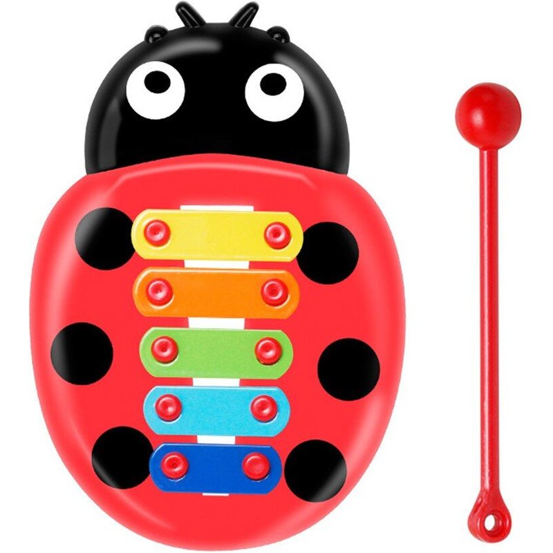 Coccinelle Instrument De Musique Pour Enfants, Apprentissage Des Notes D'Instruments À Main, Jouet Musical Éducatif, Battement Xylophone