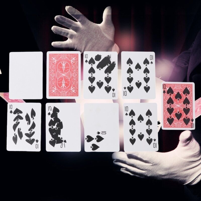 Jeu De Cartes Gimmick, Impression Rapide, Tours De Magie, Jouets, Accessoires De Scène