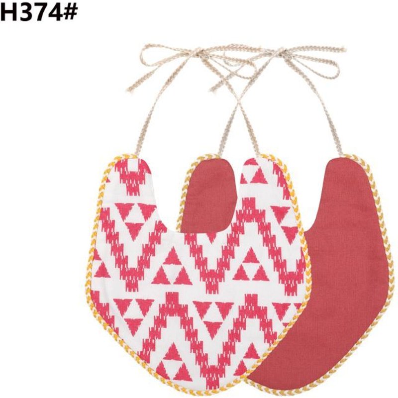 Bavoir En Coton Et Lin Pour Bébé Fille Et Garçon, Serviette À Salive Pour Enfant En Bas Âge