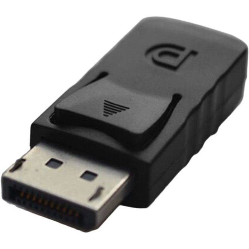 Adaptateur de câble de convertisseur mâle vers HDMI, Port d'affichage DisplayPort en ABS noir, connecteur Audio vidéo pour HDTV PC