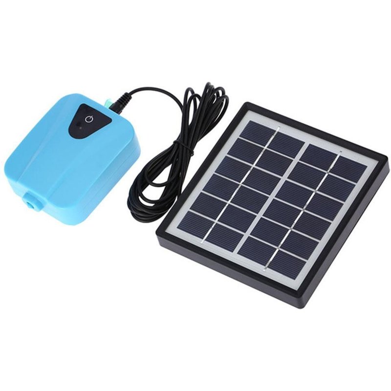 Pompe À Oxygène À Énergie Solaire 2l/Min, Pompe À Eau Pour Aquarium