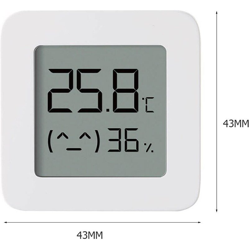 thermomètre et hygromètre 2 avec écran LCD, capteur intelligent, haute précision, température et humidité, numérique, 4.2