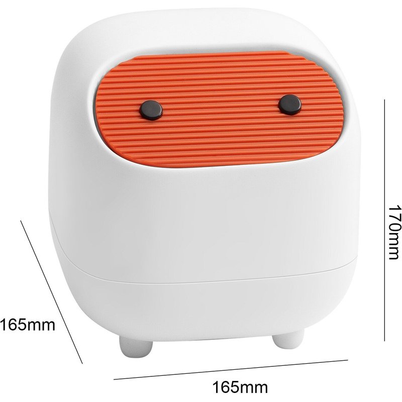 Poubelle de bureau Ninja créative, panier à ordures de bureau, Table de maison en plastique, papeterie de bureau, articles divers