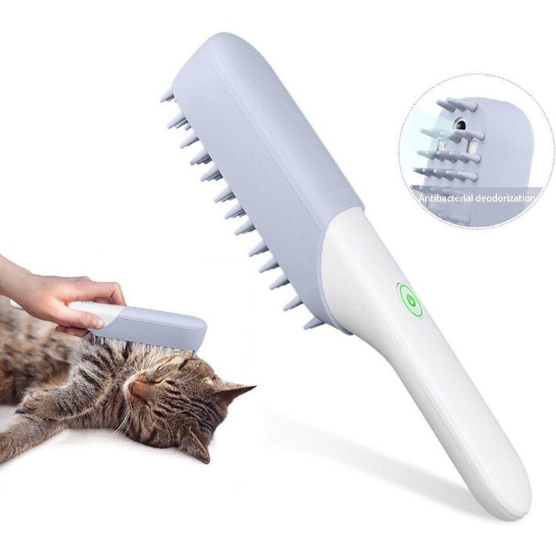 Peigne Pour Animaux De Compagnie, Brosse De Stérilisation Pour Chiens Et Chats, Éliminateur D'odeur, Massage À L'ozone, Épilation Des Poils, Toilettage, Nettoyage, Fournitures Pour Animaux De