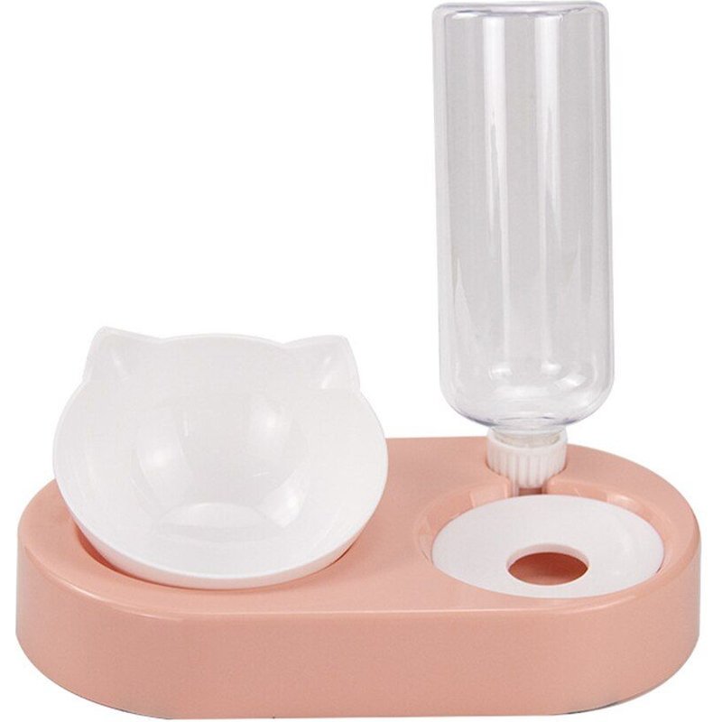 Bol De Nourriture Pour Chien Et Chat, Distributeur Automatique D'eau, Avec Abreuvoir, Accessoire Pour Animal Compagnie, Récipient Stockage