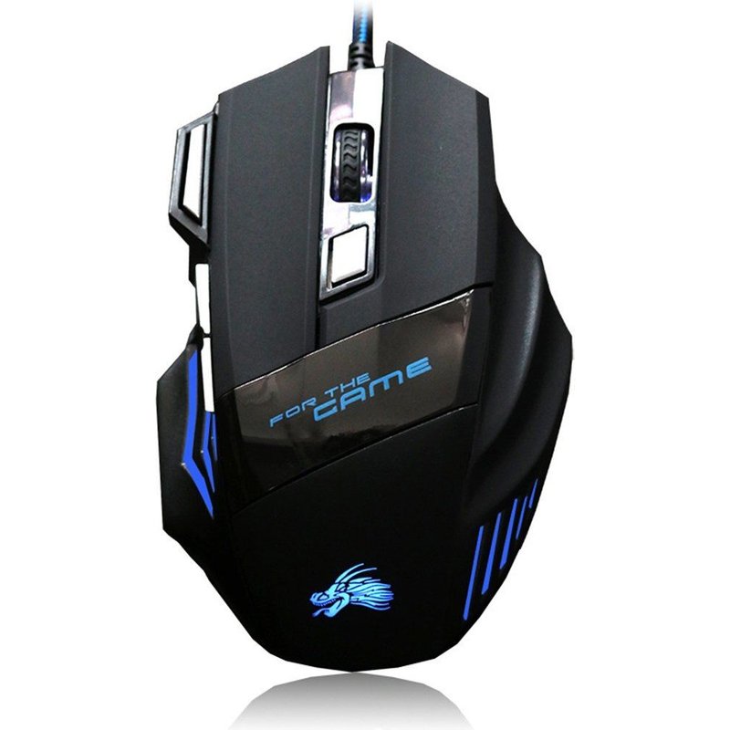Souris optique filaire de jeu, USB, 6 boutons, coloré, émetteur de lumière, câble mécanique professionnel
