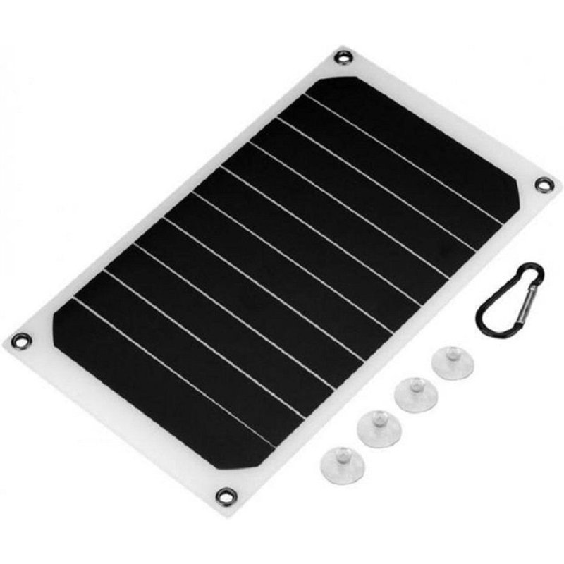 Panneau Solaire 10w, Panneau De Module Photovoltaïque, Chargeur De Téléphone Portable, Panneau De Charge Usb Léger Pour L'extérieur