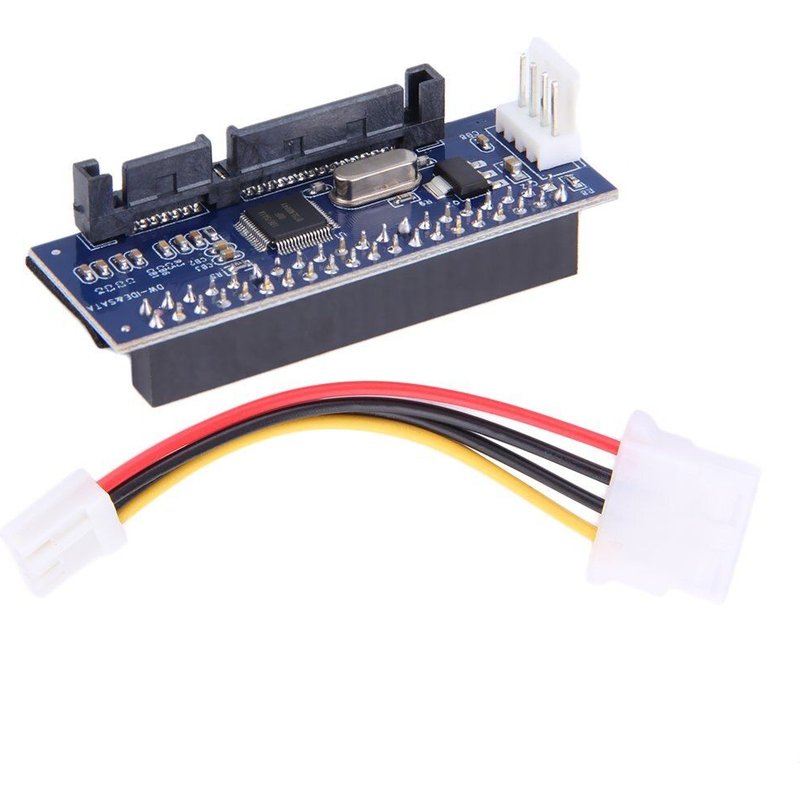 Convertisseur de disque dur IDE/PATA vers SATA, adaptateur de carte pour disque dur IDE 40 broches, graveur DVD vers SATA 7 broches, 3.5