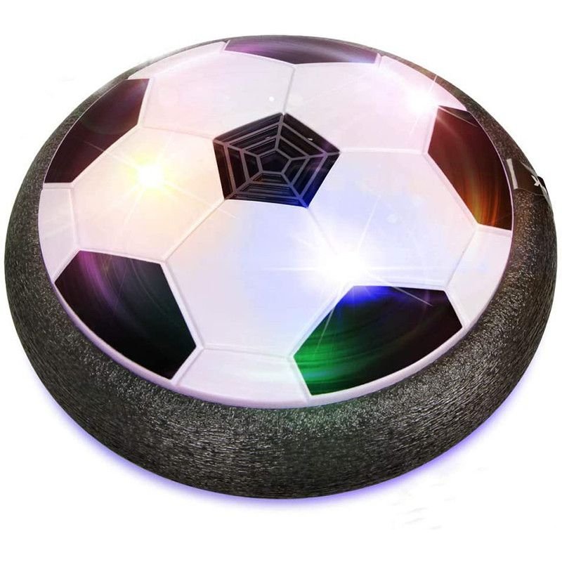 Air Power Football pour Enfant,Ballon de Foot avec Lumière LED,Jouet Enfant Hover Football