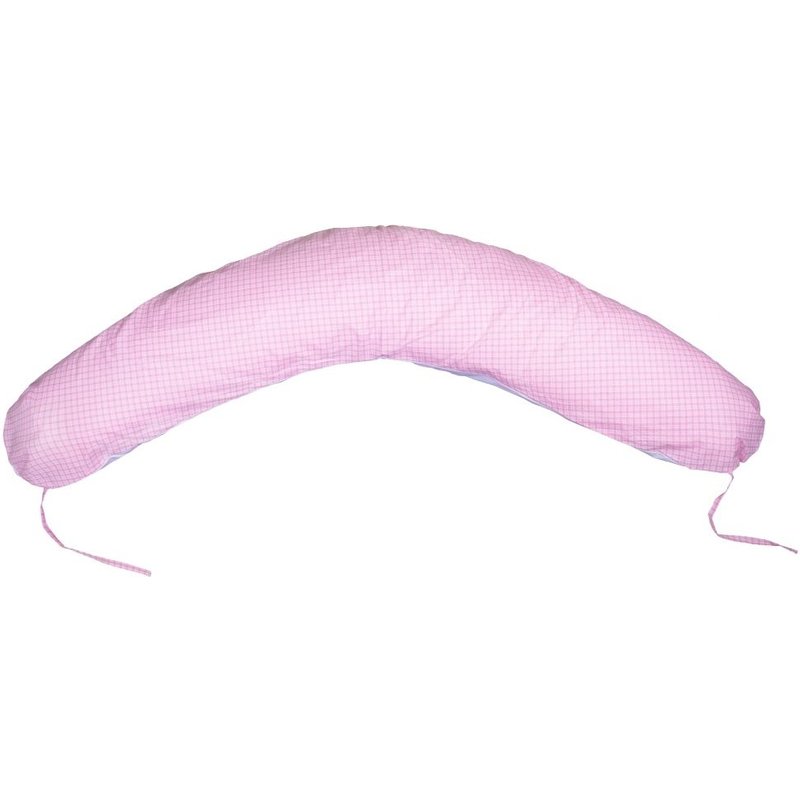 Coussin Maternit Pre/Post Natal Usages Multiples Rose Carreaux