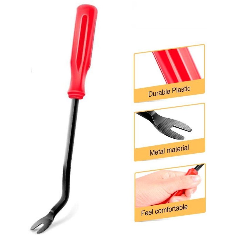 Pince de démontage de porte de voiture, tournevis, outil de pied de biche, Clips de panneau décoratifs, support de voiture, tournevis résistant à l'usure