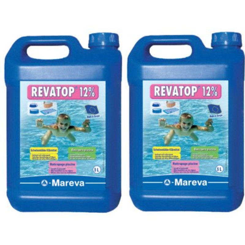 Lot de 2 Algicides MAREVA REVATOP 12 % - 5 L - 000124U