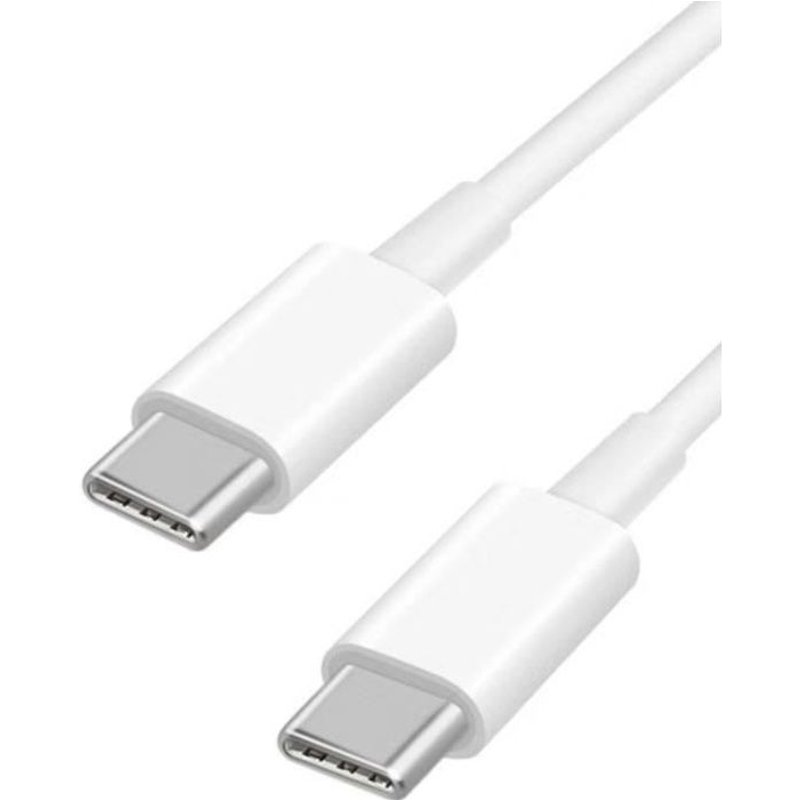 Adaptateur/câble de chargement USB Type-C vers USB Type-C 3.1 Gén. 1 - 1m - Blanc - 100CM