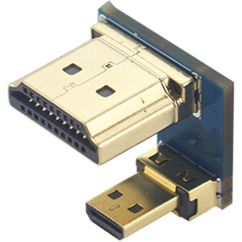 Adaptateur compatible avec Raspberry Pi 4B Micro HDMI, connecteur haute vitesse, nouveau Pastall, adaptateur pour Raspberry pi 4B femelle