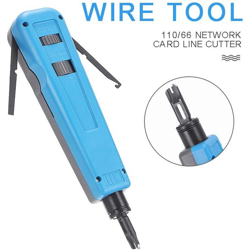 Outil de poinçonnage de câble de haute qualité, lame multifonctionnelle 110/66, outils de réseau de coupe de fil pour RJ45 CAT5e CAT6 CAT7