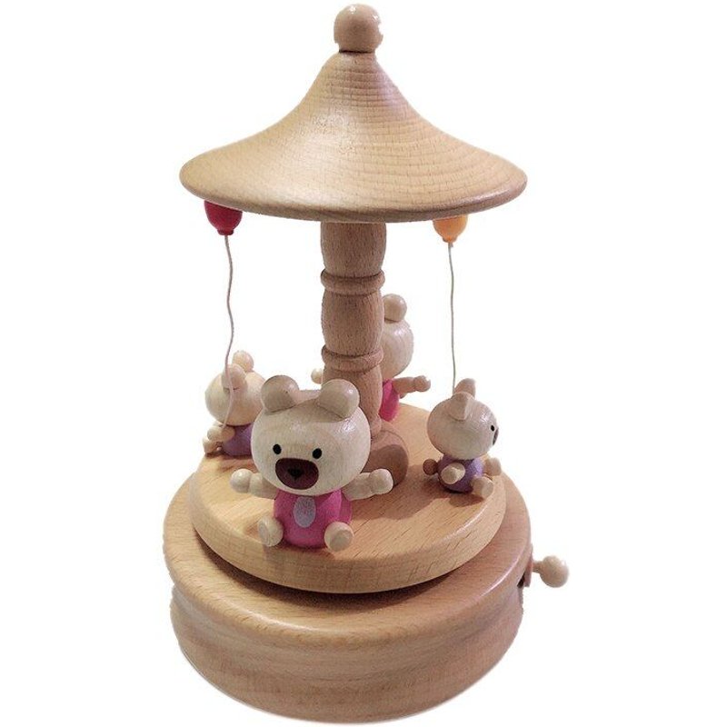 Boîte À Musique En Bois Pour Enfants, Boîte À Musique Avec Manivelle En Bois, Artisanat Créatif, Meilleur Cadeau Et Décorations