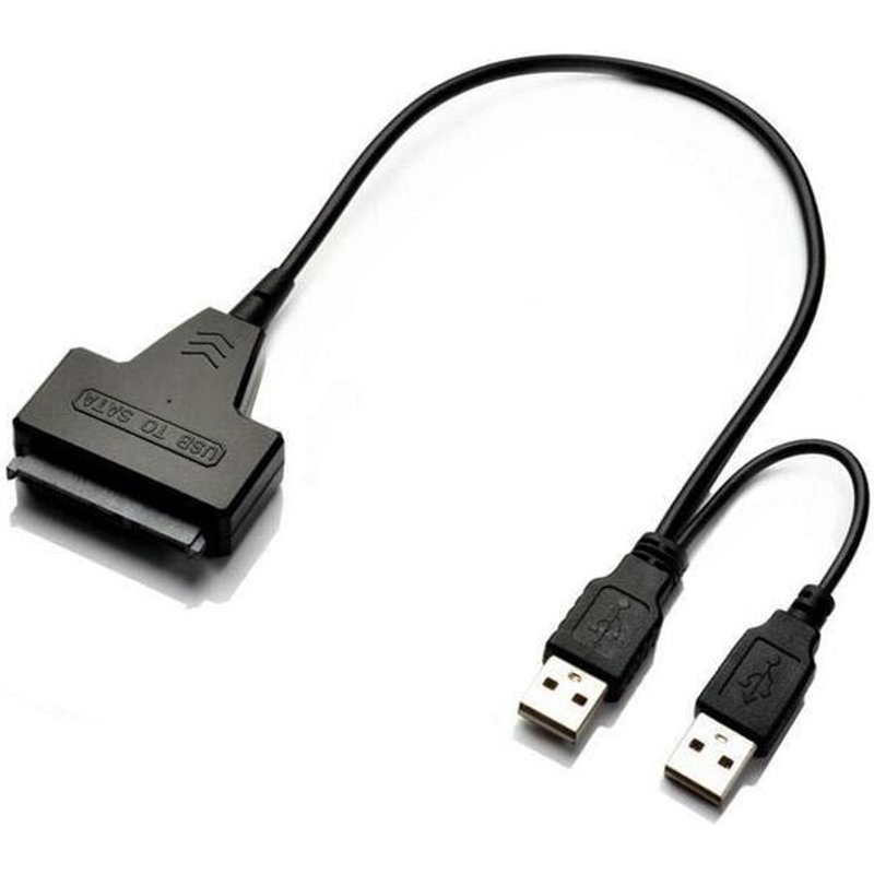 Câble adaptateur SATA à USB 2.0 universel, pour ordinateur portable, disque externe de données Hard Easy Line 2.0 U8U1