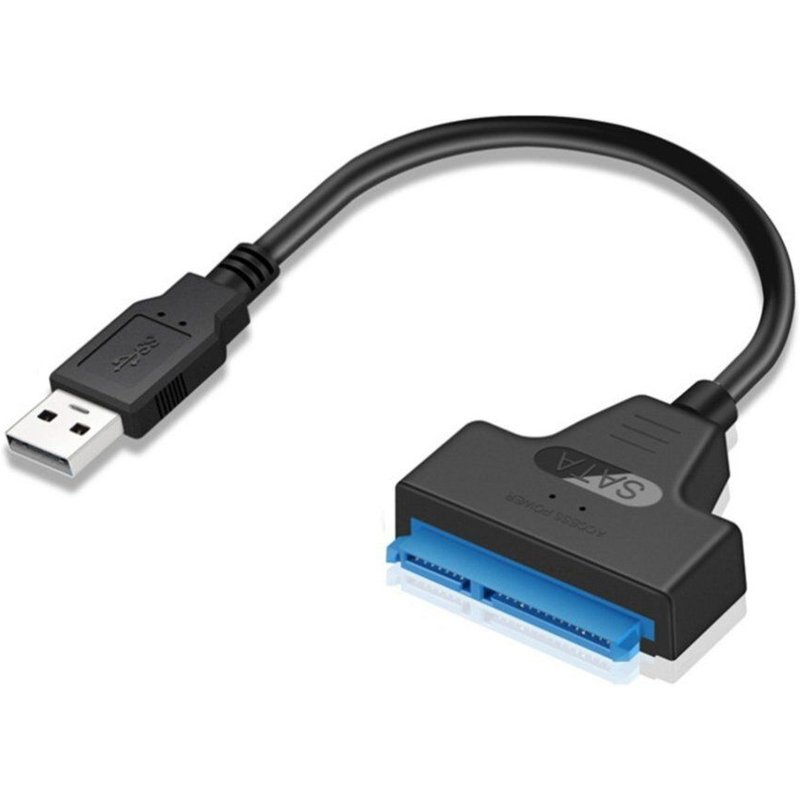 Adaptateur câble USB SATA III vers USB 3.0, supporte disque dur externe SSD et HDD de 2,5 pouces, 22 broches,