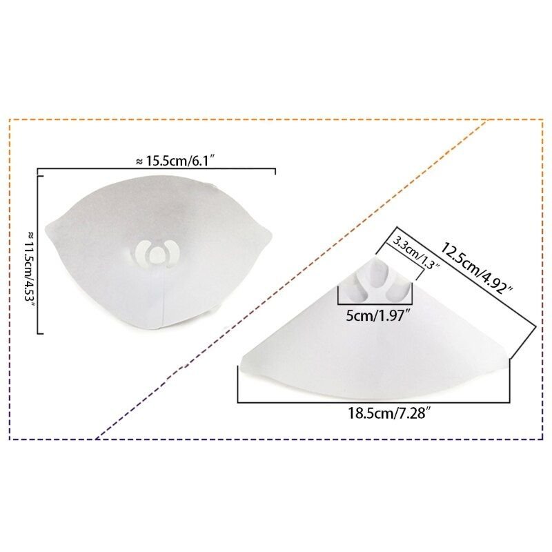 Filtre en papier pour imprimante 3D, 50 pièces Pla, consommables de photodurcissement, résine UV, entonnoirs en papier plus épais, vente au détail