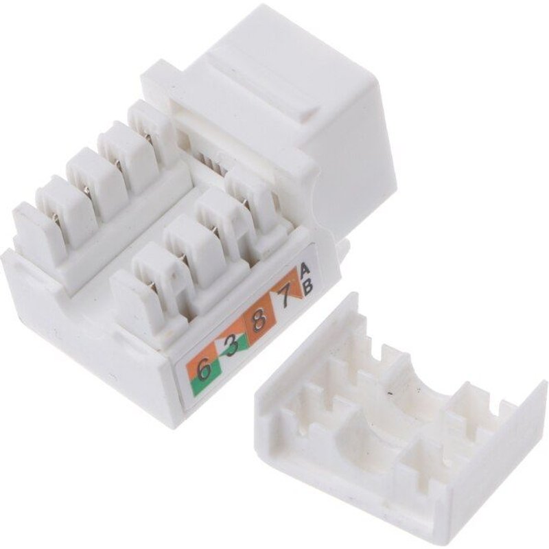 Adaptateur De Connecteur Rj45, Module D'Information Réseau Cat6, Prise Keystone, Vente Au Détail
