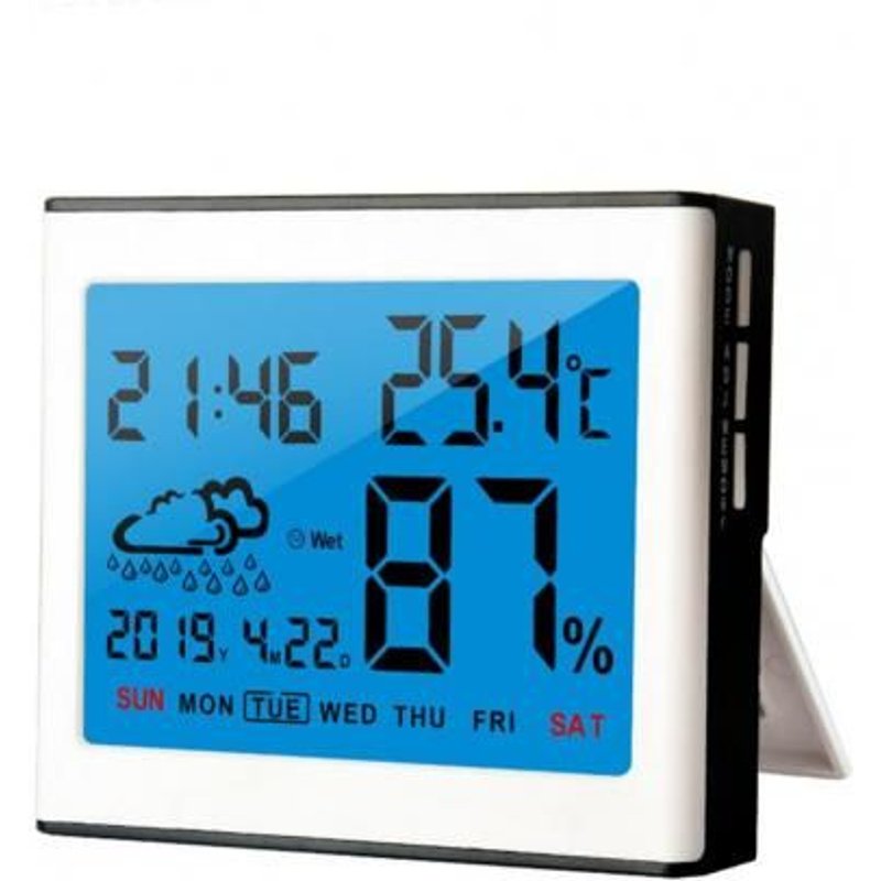 Thermomètre électronique à écran numérique LCD, indicateur de confort, dessin animé, ABS, pour la maison
