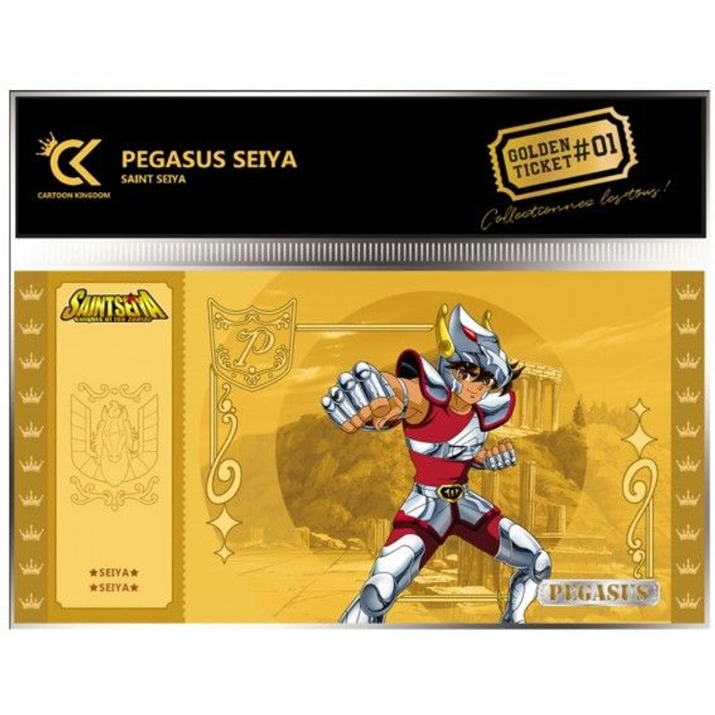 Golden Ticket Saint Seiya Chevalier Du Zodiaque - Seiya Seiyar