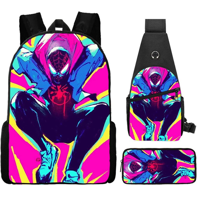 Marvel Animation périphérique Avengers Iron Man sac à dos sac à dos étudiant sac d'école dessin animé ordinateur sac à bandoulière SHB3430