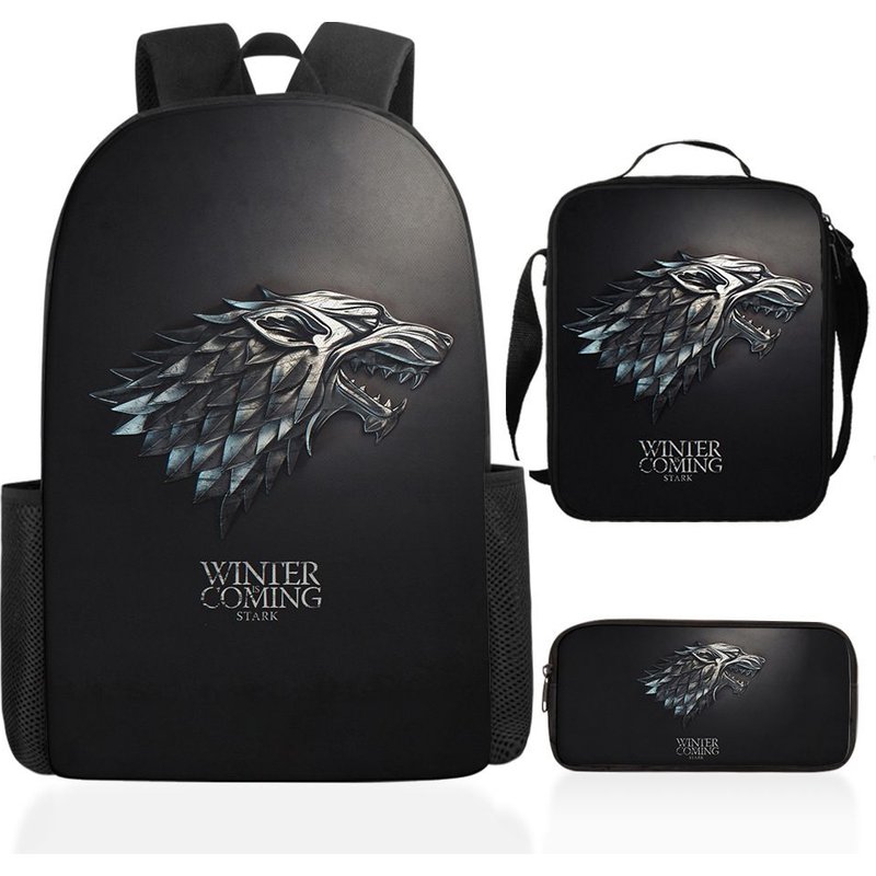 Sac à dos série TV américaine Game of Thrones hommes et femmes sac à dos sac de voyage sac d'ordinateur sac d'école étudiant SHB3172