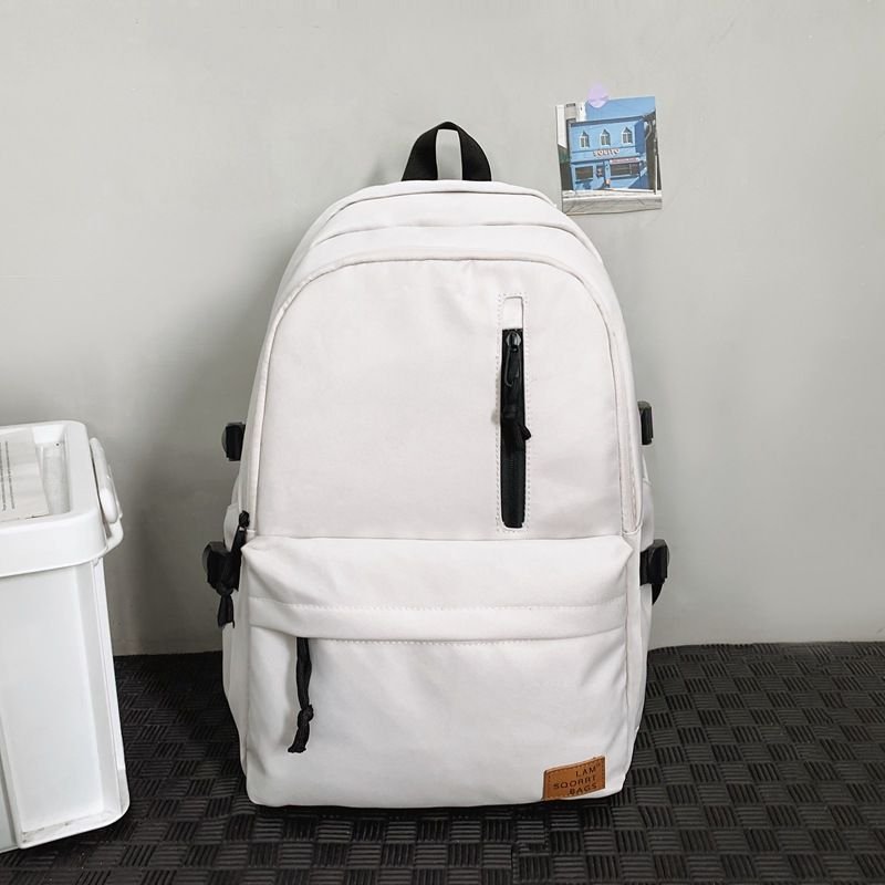 Cartables pour étudiantes, sacs à dos simples de grande capacité pour filles, sacs à dos légers pour collégiens et lycéens, sacs d'ordinateur pour hommes SHB4401