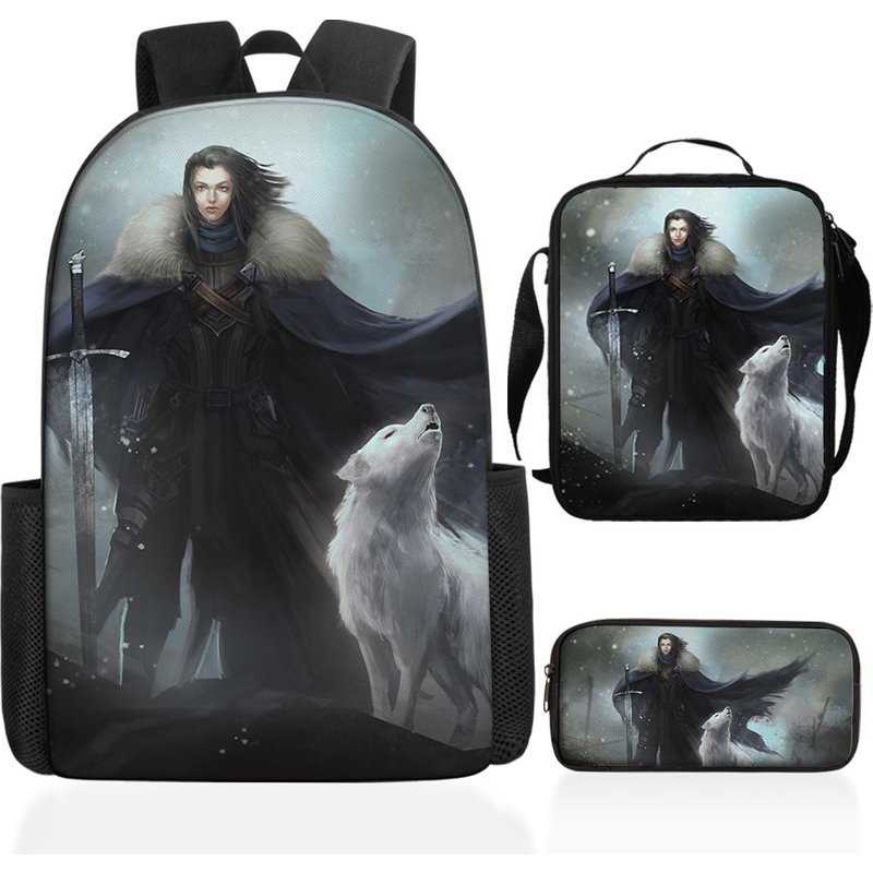 Sac à dos série TV américaine Game of Thrones hommes et femmes sac à dos sac de voyage sac d'ordinateur sac d'école étudiant SHB3111